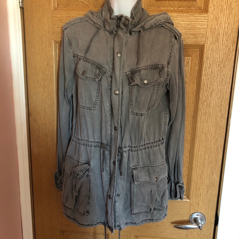 Aritzia Utility Jacket in Faded Gray